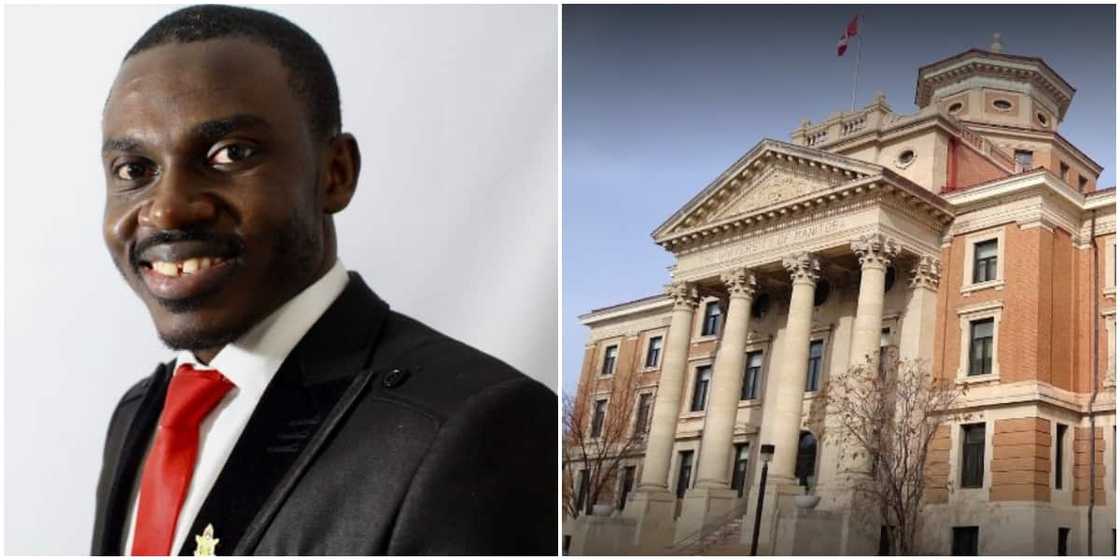 Nigerian student defeats 102 persons to win scholarship award, breaks record in Canada Nigerian student defeats 102 persons to win scholarship award, breaks record in Canada