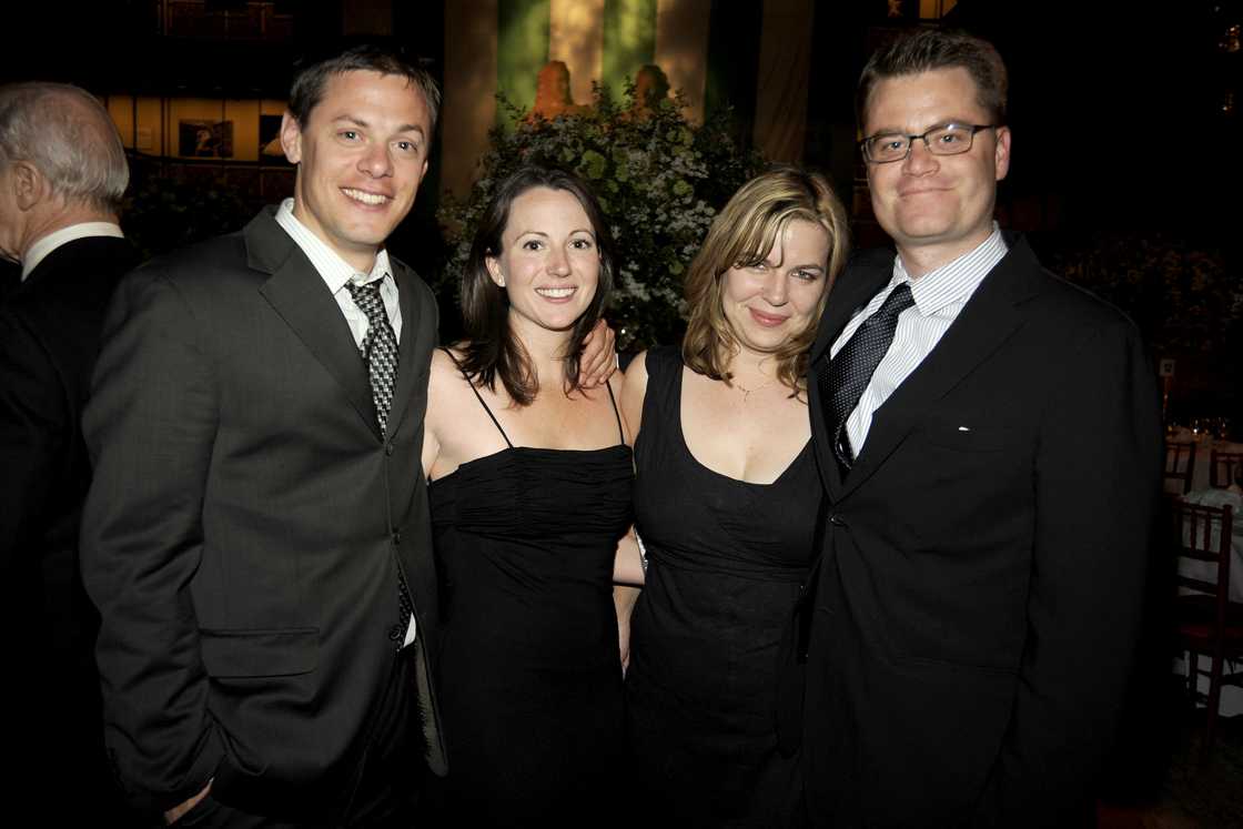 Steve Rinella, Katie Finch, Kristin Powers and Farley Chase at the Literacy Partners Hosts Annual Gala