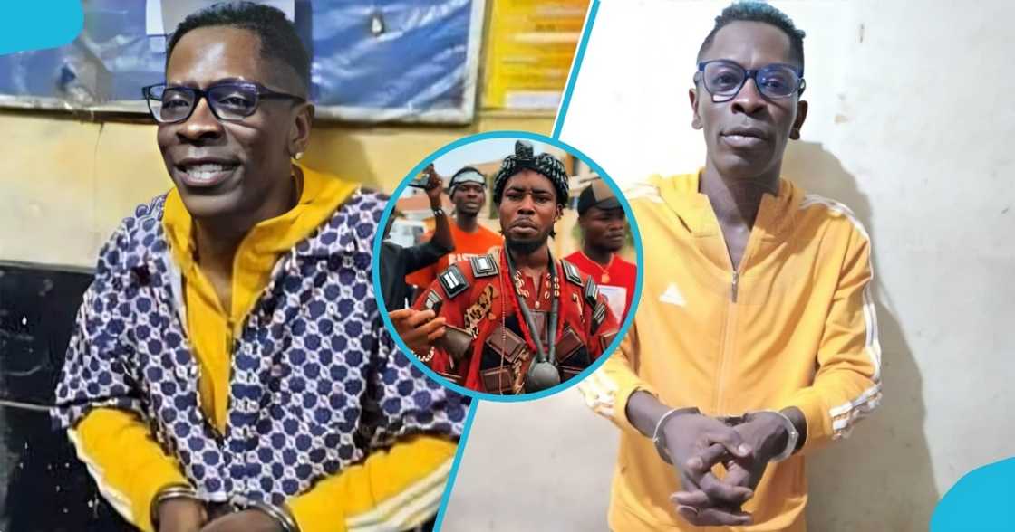 Shatta Wale, EOCO, EOCO detain Shatta wale, traditional priest, schnapps, libation, ghana Shatta Wale, EOCO, EOCO detain Shatta wale, traditional priest, schnapps, libation, ghana