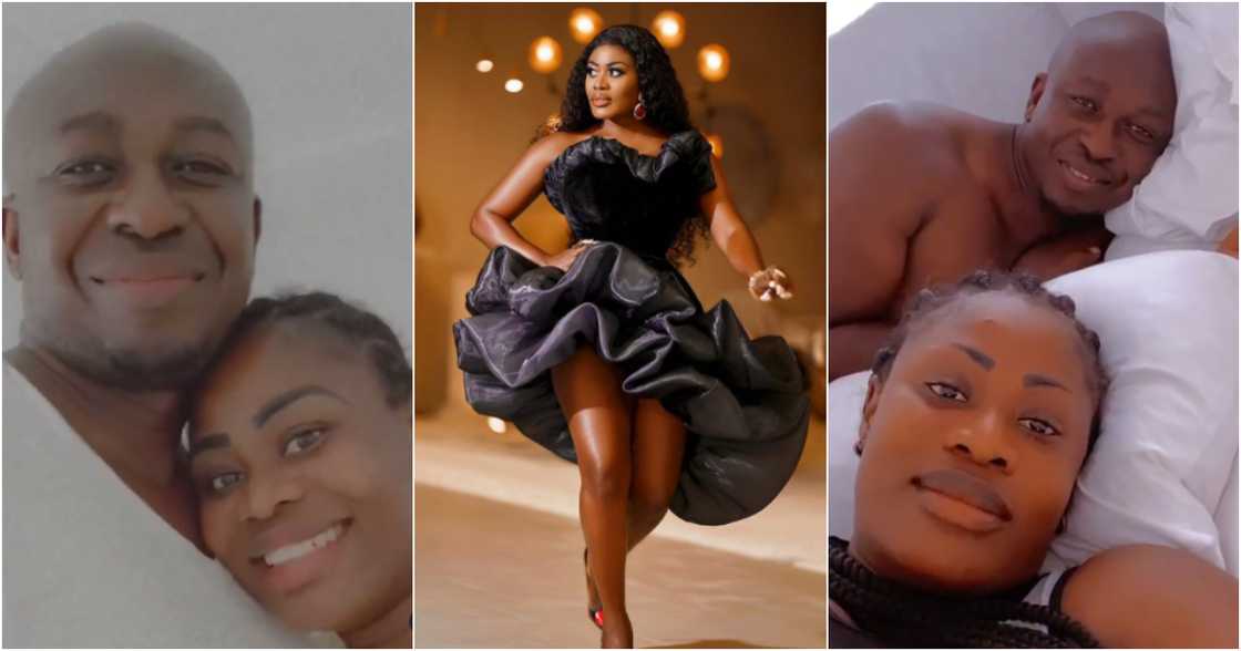 Nana Akua Addo drops bedroom video as she shares romantic moment with her husband Nana Akua Addo drops bedroom video as she shares romantic moment with her husband
