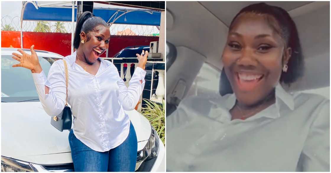 Lymah_2.0, a young businesswoman who bought herself an expensive car Lymah_2.0, a young businesswoman who bought herself an expensive car