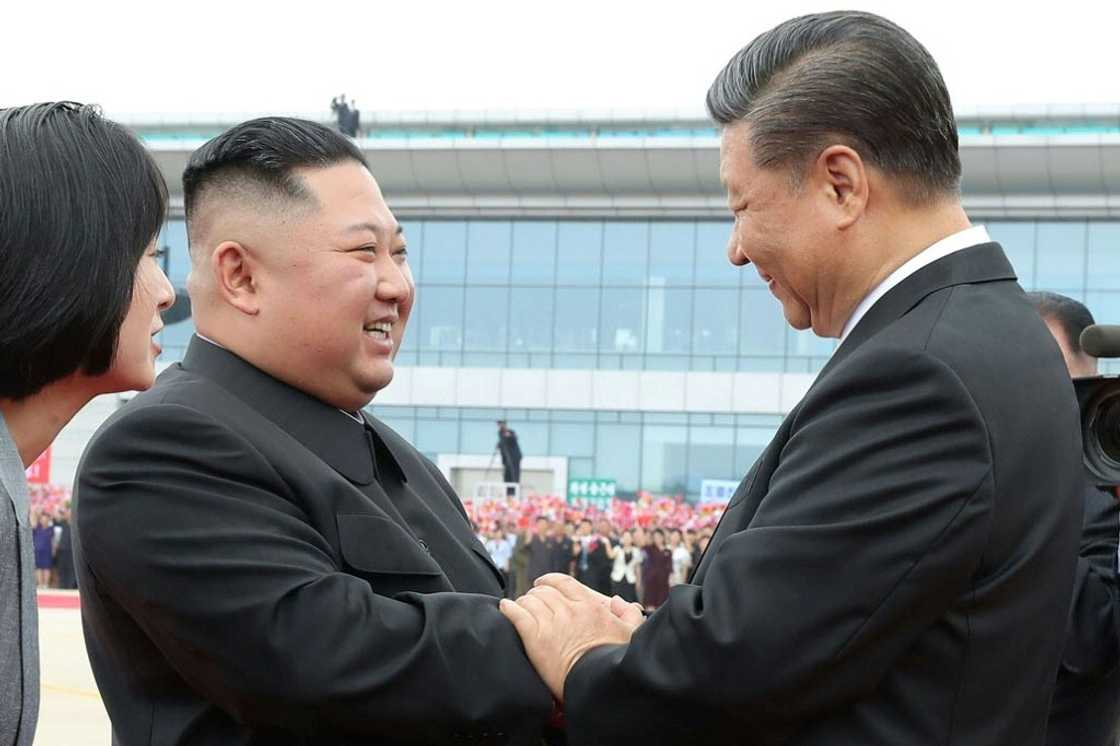 Xi Jinping and Kim Jong Un in Pyongyang in 2019. China is Pyongyang's most important ally and economic benefactor Xi Jinping and Kim Jong Un in Pyongyang in 2019. China is Pyongyang's most important ally and economic benefactor