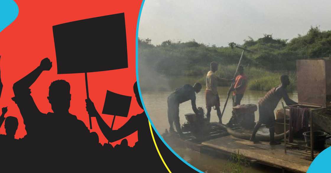 UTAG has threatened a strike action if the government does not ban mining in forest reserves, farms and rivers UTAG has threatened a strike action if the government does not ban mining in forest reserves, farms and rivers