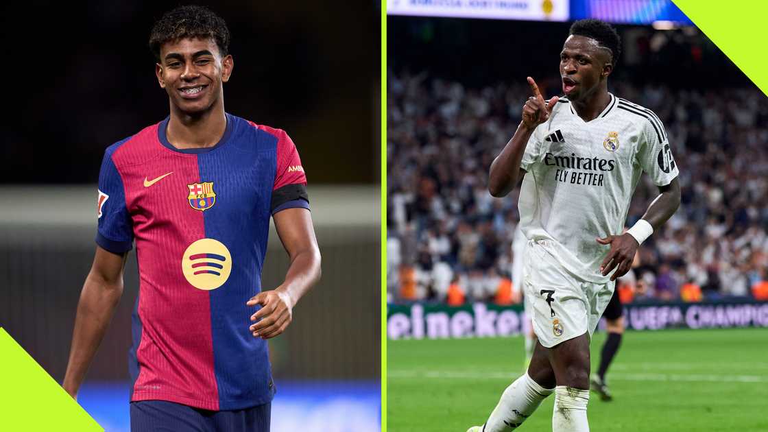 Lamine Yamal and Vinicius Junior will face off during El Clasico on Saturday when Real Madrid clash with Barcelona