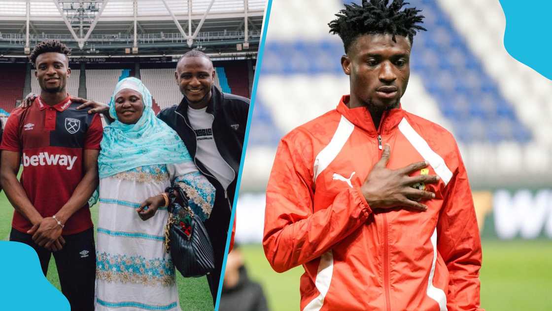 Mohammed Kudus hails his mother for shaping his career. Mohammed Kudus hails his mother for shaping his career.