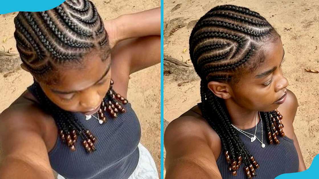 Beaded cornrow Beaded cornrow