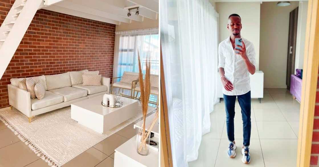 South African content creator shows off interior design on twitter