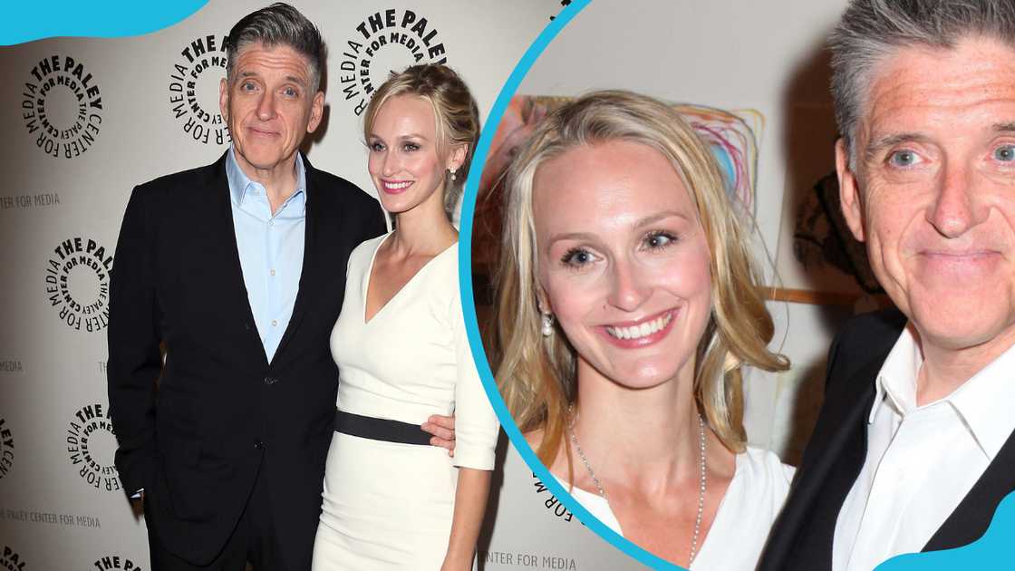 Craig Ferguson and Megan Wallace-Cunningham attend Craig Ferguson in Conversation with Jim Rash and the couple attends the Santa Monica Museum of Art Gala