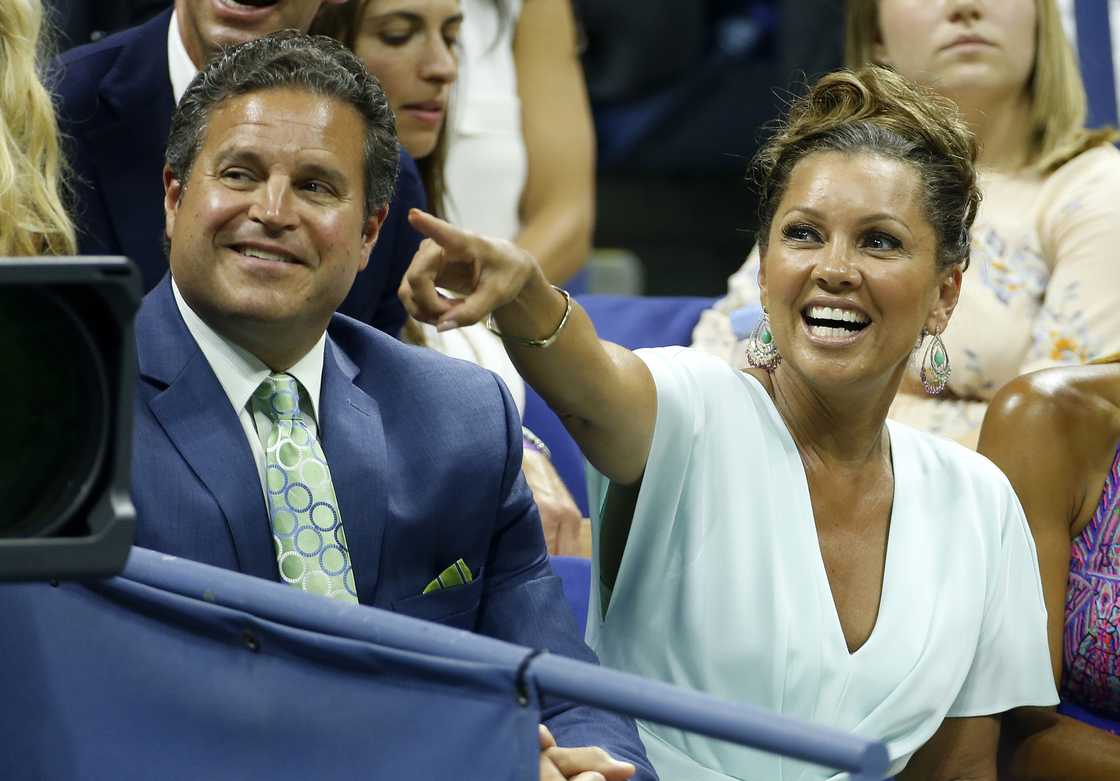 Vanessa Williams and Jim Skrip attend the 15th Annual USTA Opening Night Gala on at USTA Billie Jean King National Tennis Centre