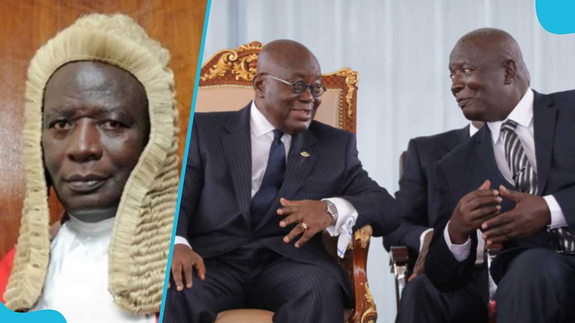 Julius Ansah, seen with President Nana Akufo-Addo, is said to have passed on.