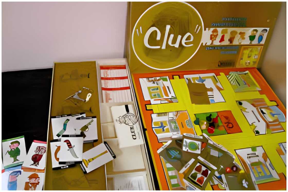 Portrait of Clue on sale.