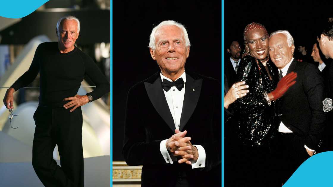 Italian fashion designer Giorgio Armani, Armani Group, Ghanaian Fashion Designers, Armani Spin off, Gucci, Versace, Louis Vuitton, Jackie Appiah, Ghanaian celebrities Italian fashion designer Giorgio Armani, Armani Group, Ghanaian Fashion Designers, Armani Spin off, Gucci, Versace, Louis Vuitton, Jackie Appiah, Ghanaian celebrities