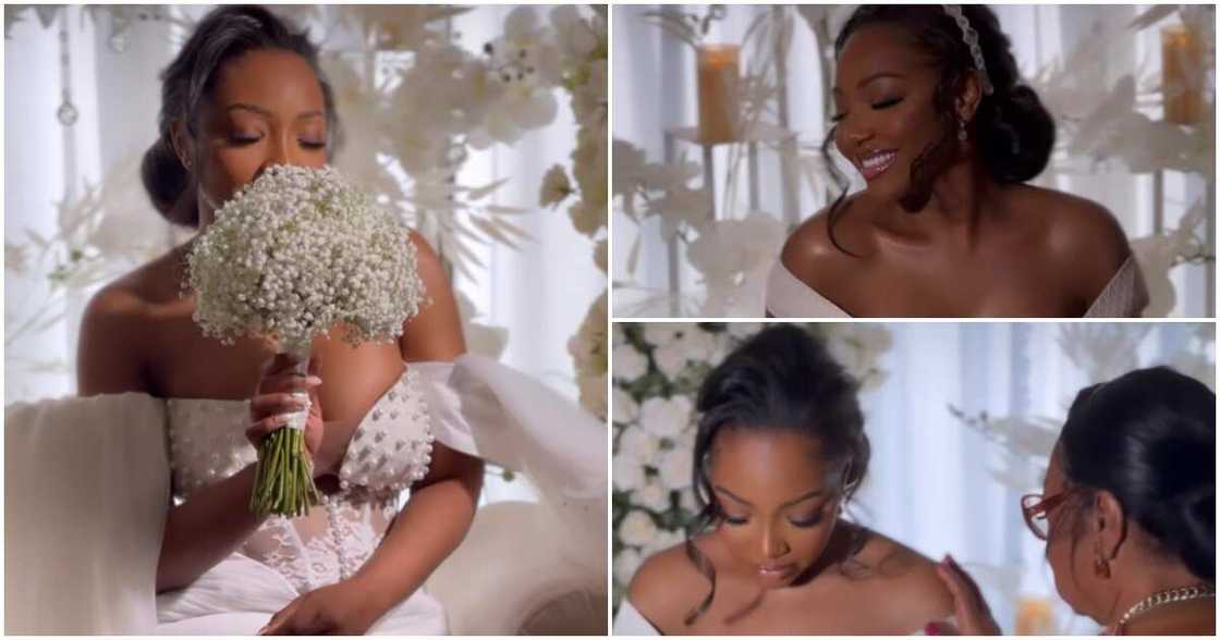 Wedding Trends: Ghanaian Bride Dazzles In Uniquely Designed Mesh Wedding Gown By Nigerian Fashion Designer Wedding Trends: Ghanaian Bride Dazzles In Uniquely Designed Mesh Wedding Gown By Nigerian Fashion Designer