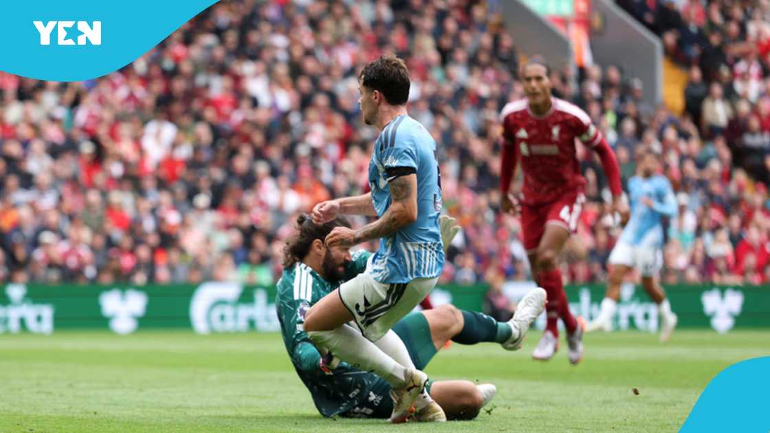 Why Alisson Becker Was Penalised in Neco Williams Incident: Referee's Verdict Emerges