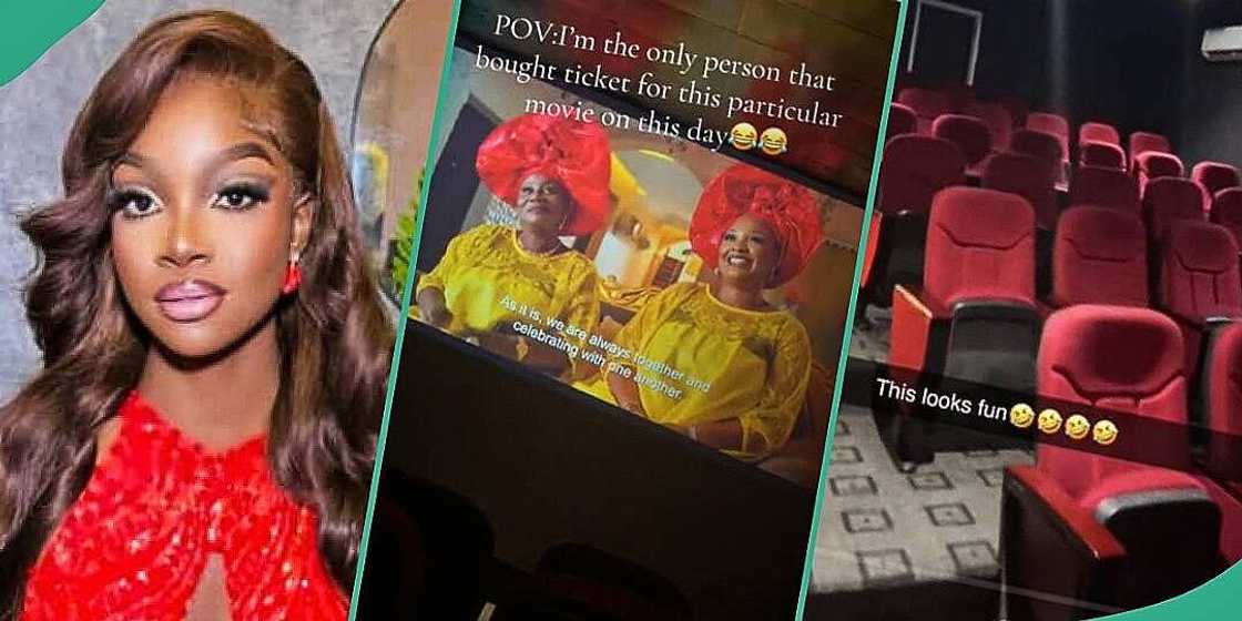 Lady shares experience at cinema Lady shares experience at cinema