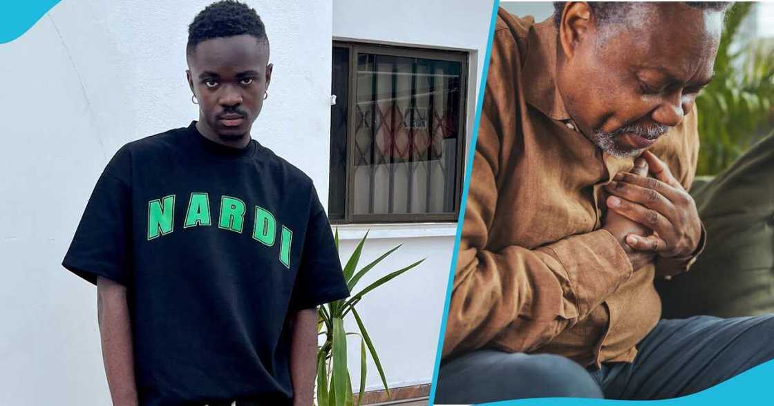 Yaw Tog says his father's heart is in trobule after reading negative news about him online Yaw Tog says his father's heart is in trobule after reading negative news about him online