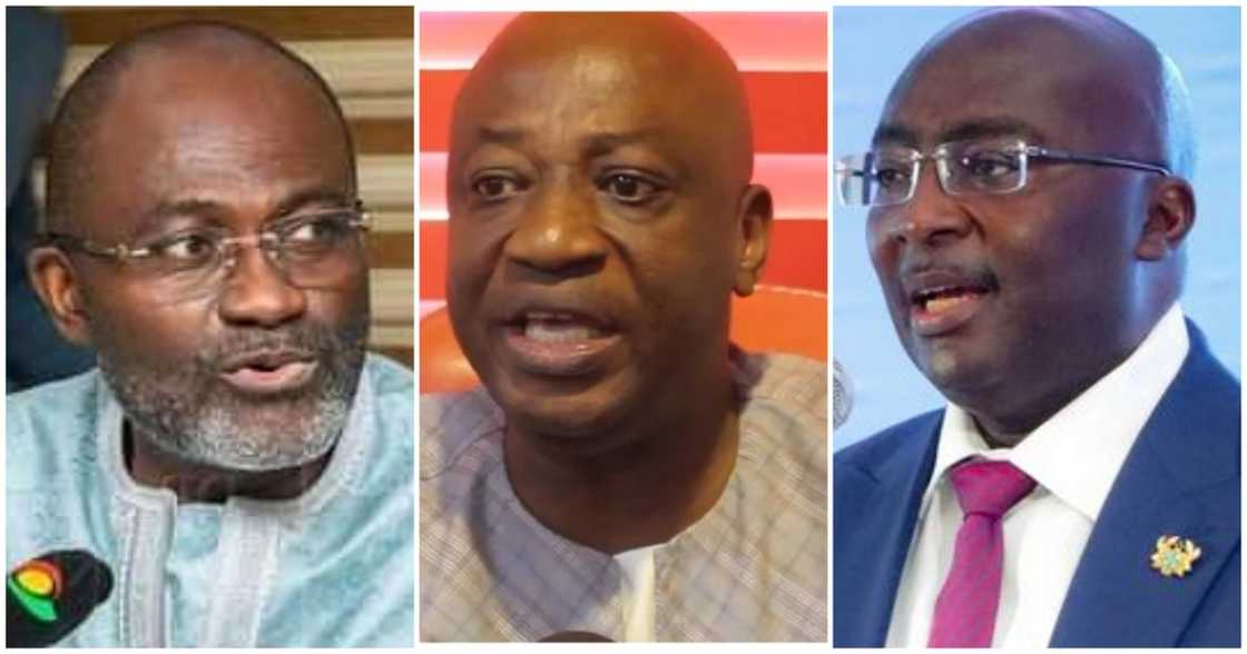 Ken Agyapong Kusi Boafo and Bawumia