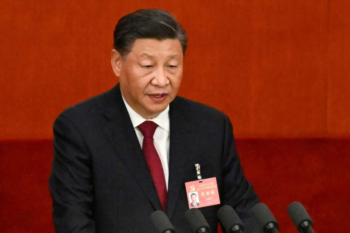 Chinese President Xi Jinping touted his government's achievements at the 20th Communist Party Congress on Sunday Chinese President Xi Jinping touted his government's achievements at the 20th Communist Party Congress on Sunday
