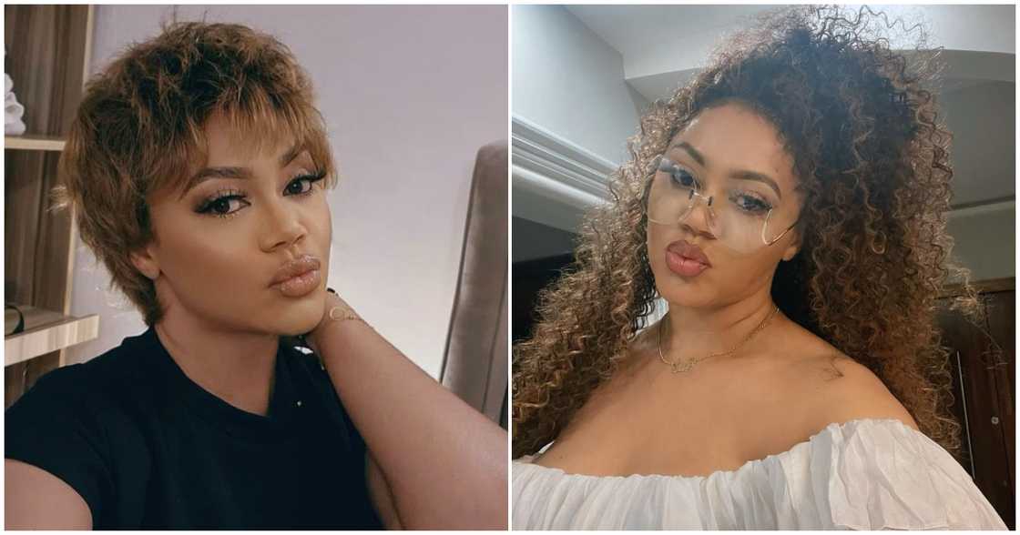 Nadia Buari rocks short hair