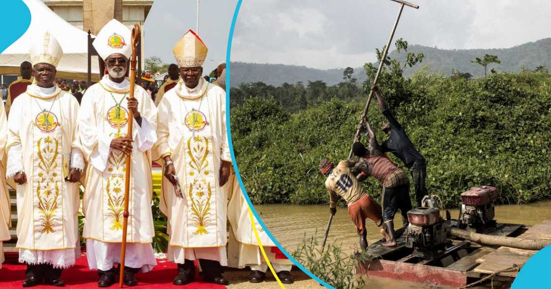 The Catholics are set to embark on a prayer protest walk against galamsey today, October 11 The Catholics are set to embark on a prayer protest walk against galamsey today, October 11