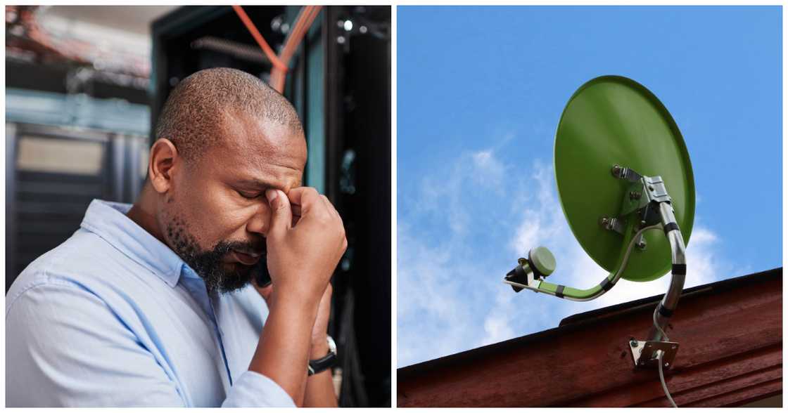 Ghanaian Satellite Dish Installer In Trouble Ghanaian Satellite Dish Installer In Trouble