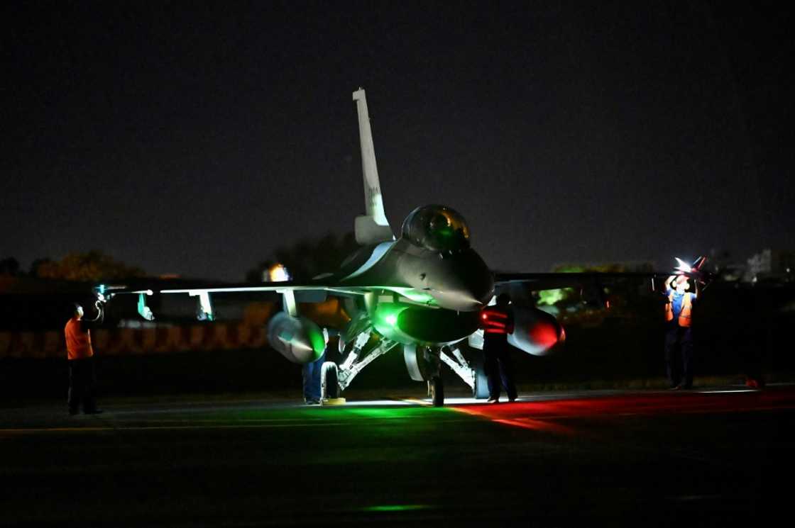 Taiwan has staged its own drills simulating a defence against invasion and has displayed its most advanced fighter jet Taiwan has staged its own drills simulating a defence against invasion and has displayed its most advanced fighter jet