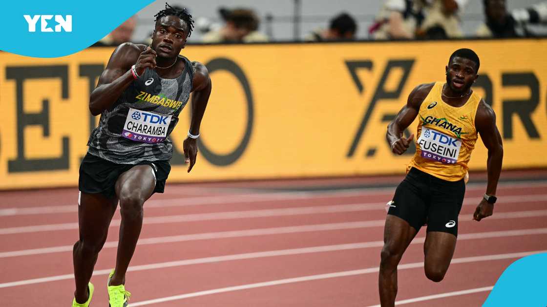 World Athletics Championship, Ibrahim Fuseini, 200m, Rose Yeboah, Yaroslava Mahuchikh, 12th in high jump, Maria Zodzik, Nicola Olyslager, Makanakaishe Charamba. World Athletics Championship, Ibrahim Fuseini, 200m, Rose Yeboah, Yaroslava Mahuchikh, 12th in high jump, Maria Zodzik, Nicola Olyslager, Makanakaishe Charamba.