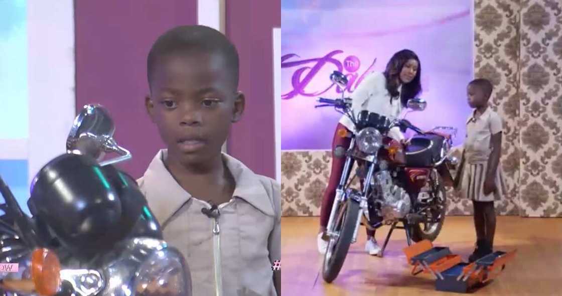 Talented kids: Ghanaian girl who Started Fixing Motorbikes Since age 3 Displays her Talent in Video Talented kids: Ghanaian girl who Started Fixing Motorbikes Since age 3 Displays her Talent in Video