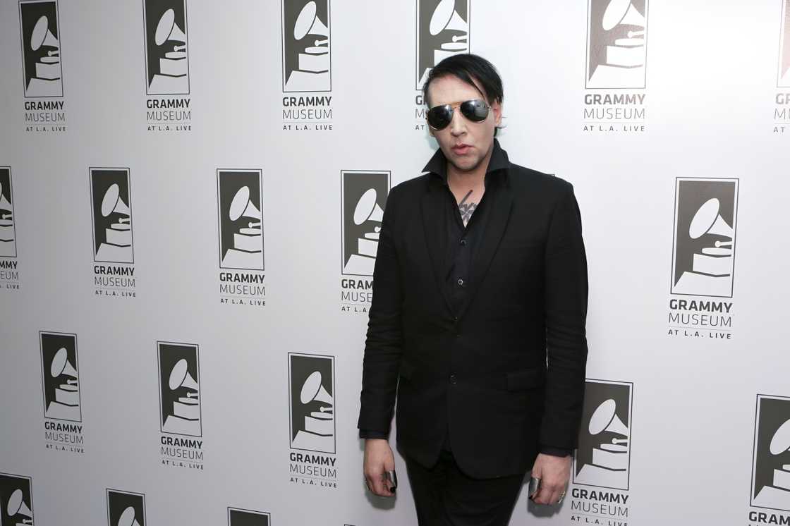 Marilyn Manson attends An Evening With Marilyn Manson And Tyler Bates Marilyn Manson attends An Evening With Marilyn Manson And Tyler Bates