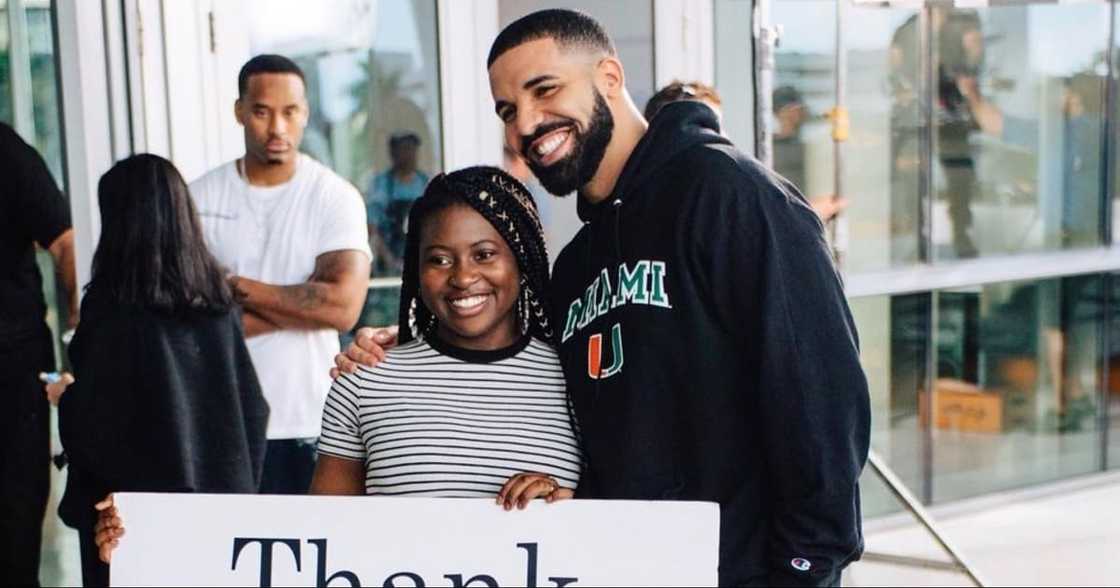 Woman Gifted K Sh 5.4m Scholarship by Drake on God's Plan Video Graduates with Master's Degree Woman Gifted K Sh 5.4m Scholarship by Drake on God's Plan Video Graduates with Master's Degree
