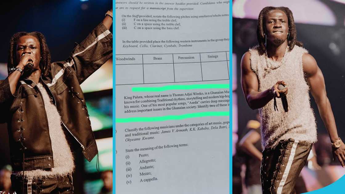 King Paluta, Aseda, hit, song, 2025, BECE, exam, question, reference, track, music, Ghana, WAEC King Paluta, Aseda, hit, song, 2025, BECE, exam, question, reference, track, music, Ghana, WAEC