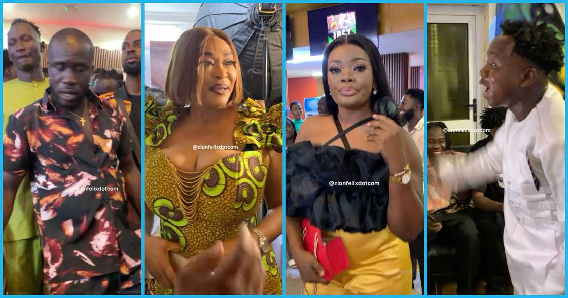 Dr Likee, Kalsoume, Bernice Asare, Kyekyeku at 1957 premiere Dr Likee, Kalsoume, Bernice Asare, Kyekyeku at 1957 premiere