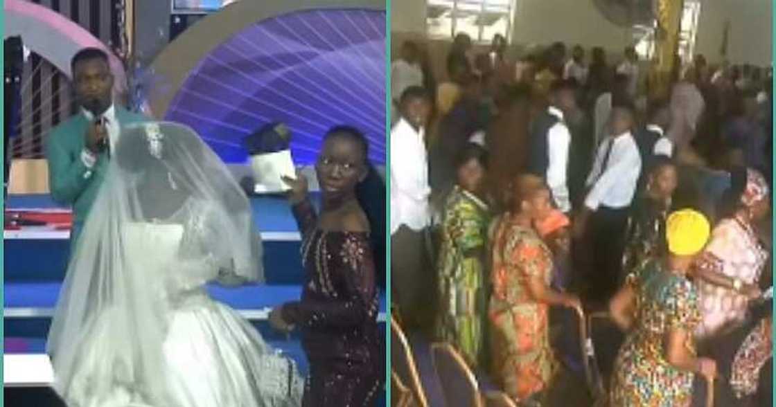 Video shows the moment a Nigerian pastor suspended wedding on D-day Video shows the moment a Nigerian pastor suspended wedding on D-day