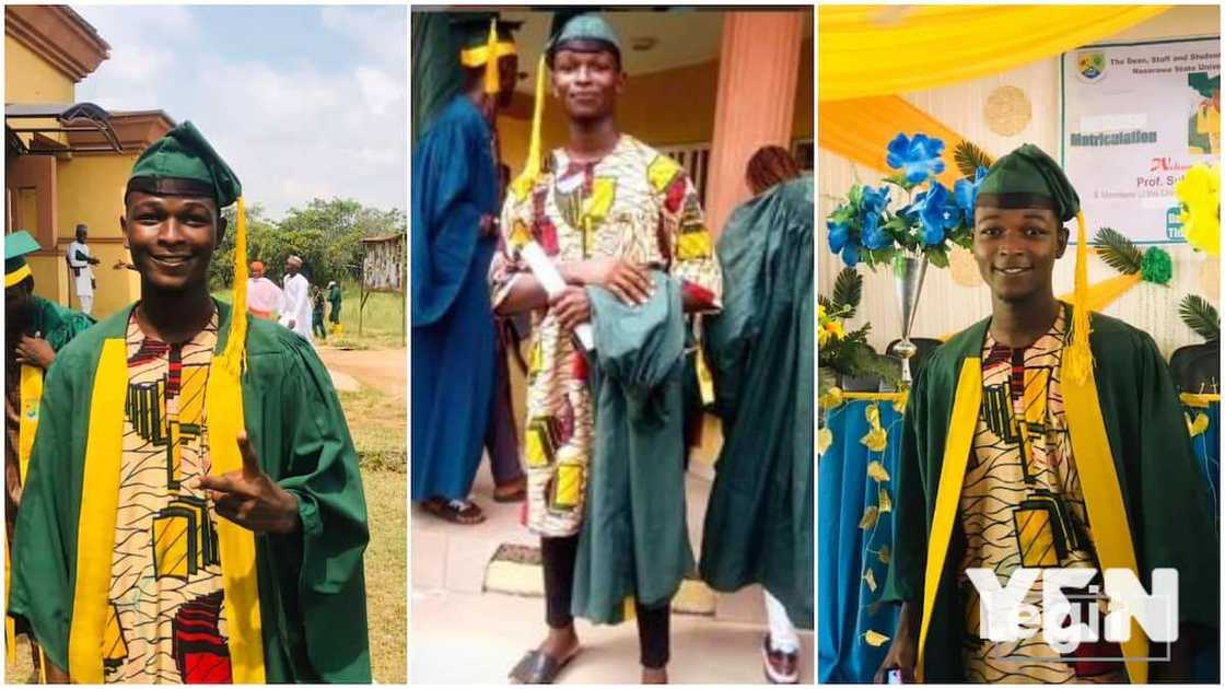 He wore the clothes with much pride He wore the clothes with much pride