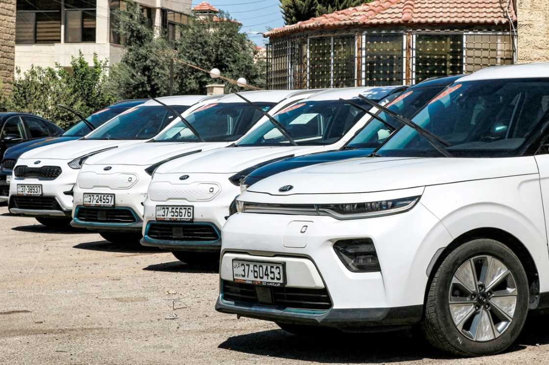 Electric vehicle sales have soared as the price of petrol has jumped in Jordan Electric vehicle sales have soared as the price of petrol has jumped in Jordan