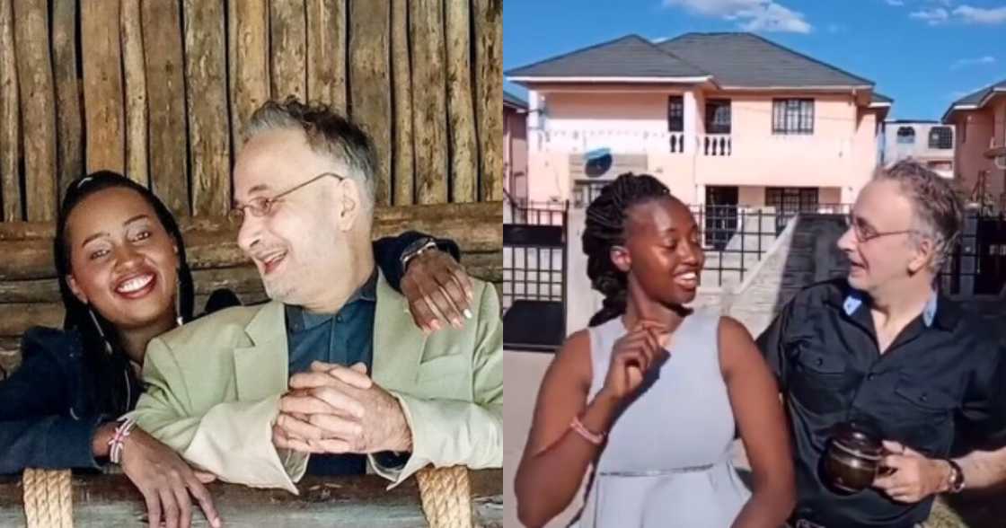 5 photos of Nakuru woman, 28, her 60-year-old German husband