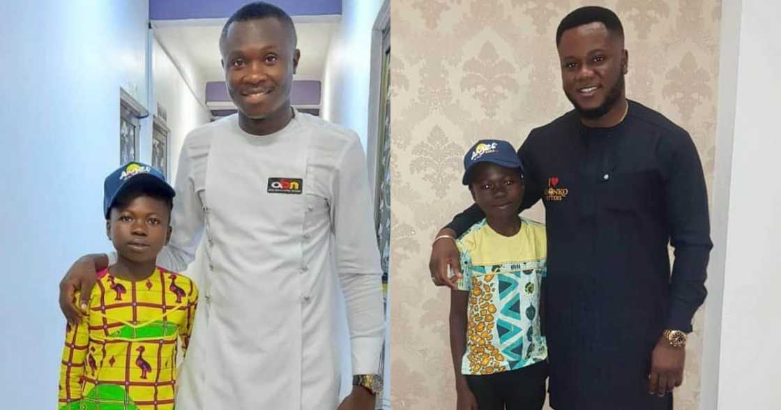 Dominic Fobih: Angel FM signs 10-year-old boy as sports presenter Dominic Fobih: Angel FM signs 10-year-old boy as sports presenter