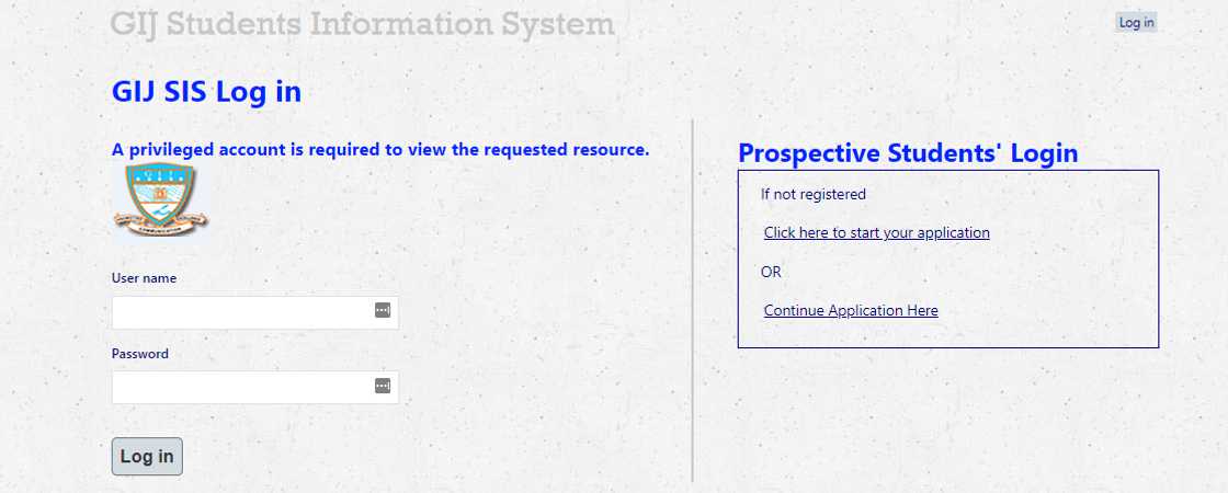 GIJ online registration portal GIJ online registration portal