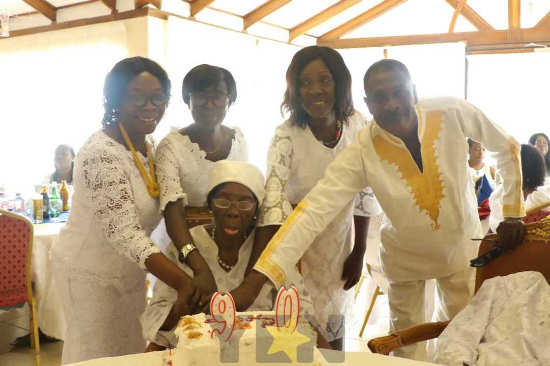 90th birthday of Ghana's 1st policewoman gets celebrated in grand style