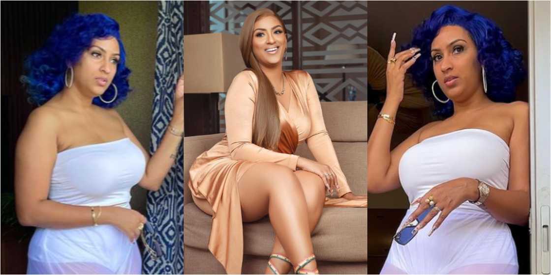 Juliet Ibrahim drops jaws with photos showing off her natural beauty in see-through dress, fans go gaga