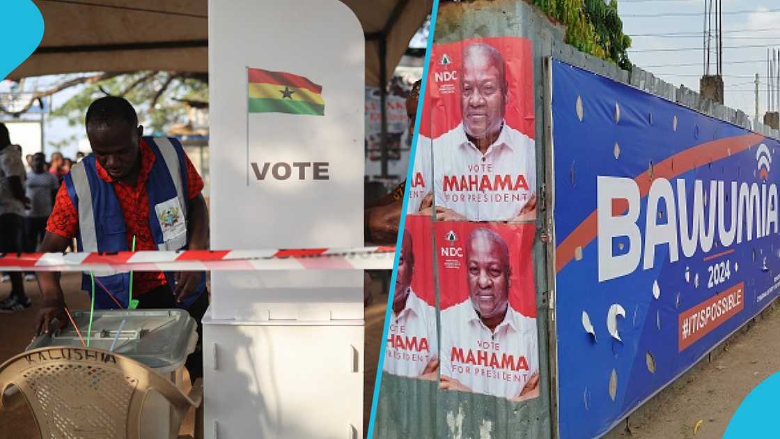 2024 Ghana election, Odododiodio Constituency, John Dramani Mahama, Dr Mahamudu Bawumia, Polling Station