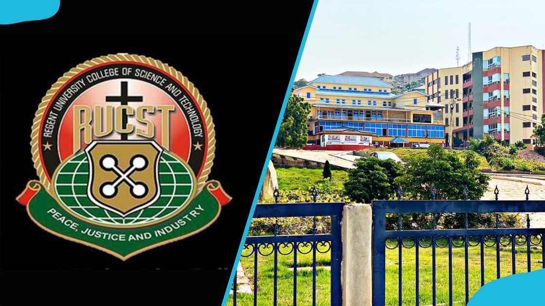 Regent University's logo and facilities Regent University's logo and facilities