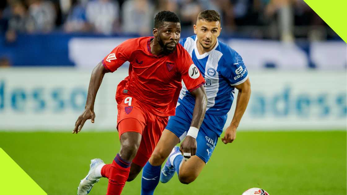 Kelechi Iheanacho in action for Sevilla