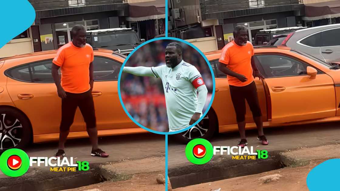 Sammy Kuffour, La Bawaleshie park, Porsche Panamera, Bayern Munich, Despite Automobile Museum. Sammy Kuffour, La Bawaleshie park, Porsche Panamera, Bayern Munich, Despite Automobile Museum.