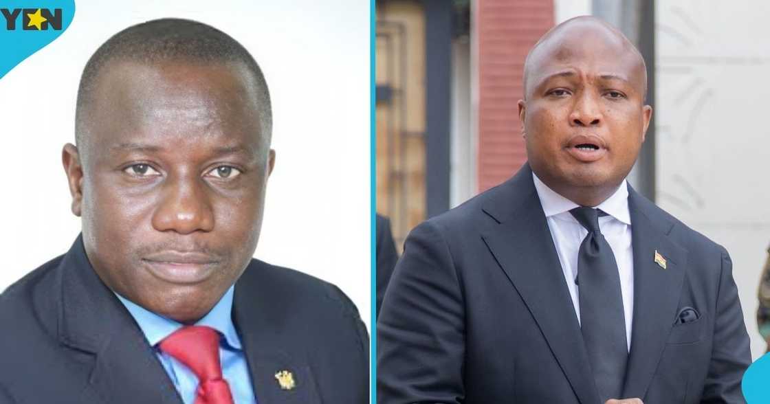 Chairman of Committee on Assurances, Parliament of Ghana, Dominic Nitiwul, Foreign Affairs Minister, Samuel Okudzeto Ablakwa, accountability hearing Chairman of Committee on Assurances, Parliament of Ghana, Dominic Nitiwul, Foreign Affairs Minister, Samuel Okudzeto Ablakwa, accountability hearing