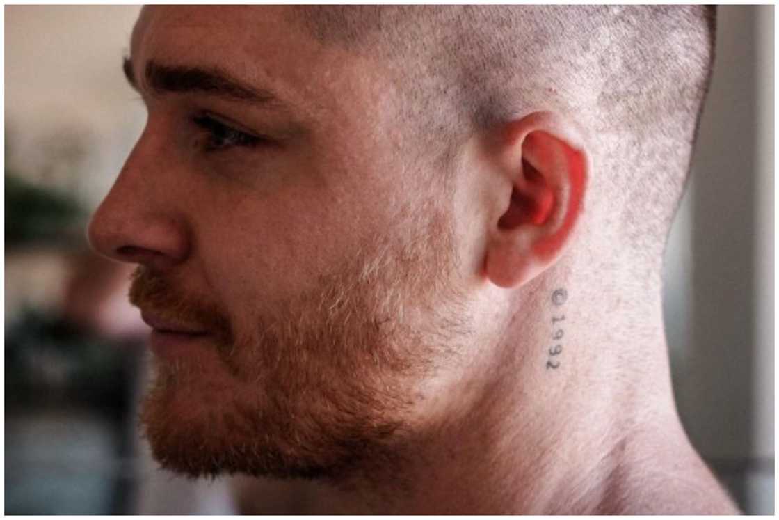 Neck tattoos for men