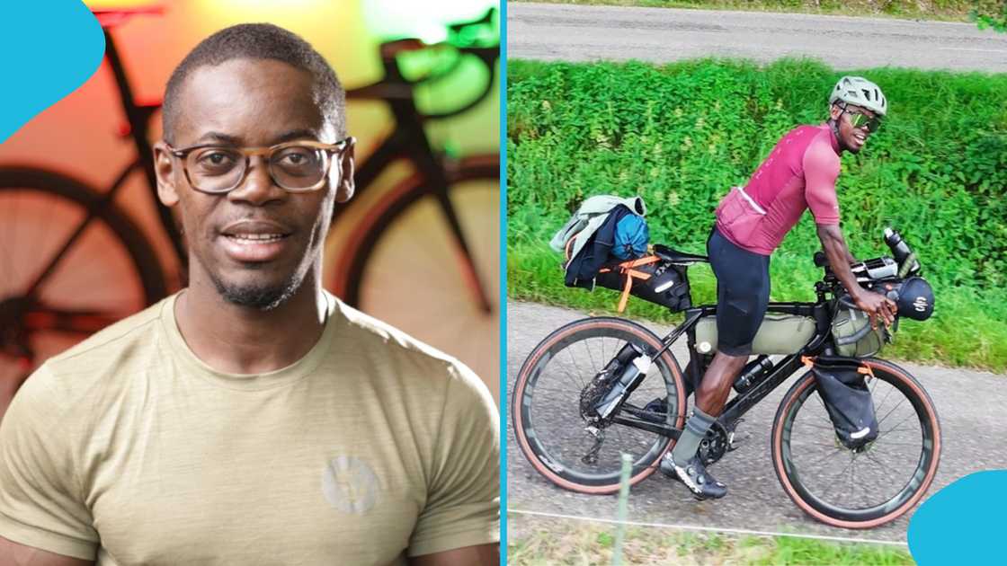 Emmanuel Adjei, Cycling, Germany to Ghana, 10,000km, Munich to Teshie, Ghanaian man in Germany, Ghanaian man abroad, Fundraiser. Emmanuel Adjei, Cycling, Germany to Ghana, 10,000km, Munich to Teshie, Ghanaian man in Germany, Ghanaian man abroad, Fundraiser.