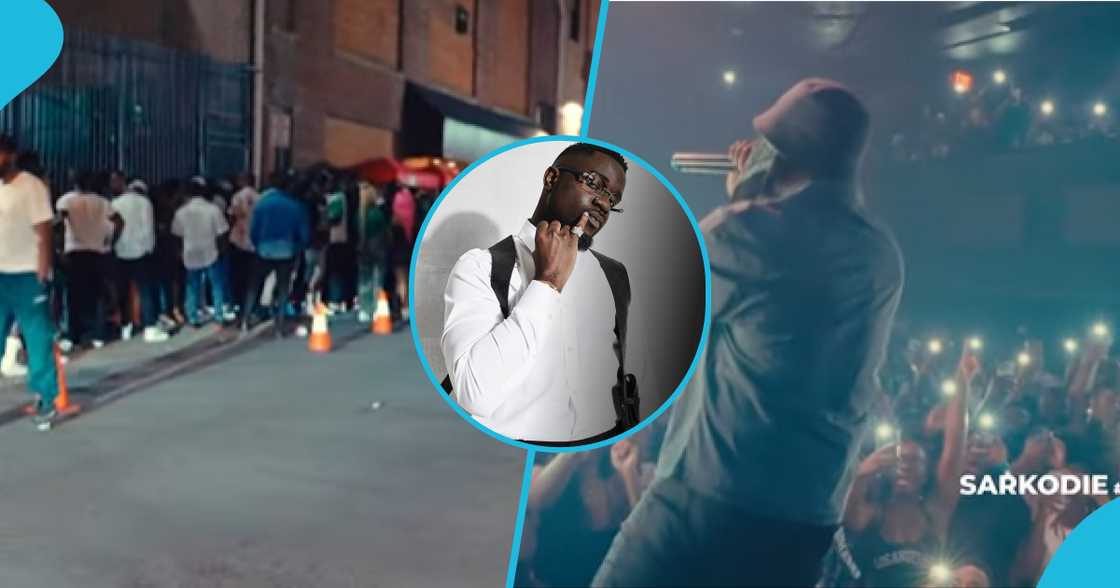 Sarkodie sells out concert in Ohio, shocks peeps with long human queue Sarkodie sells out concert in Ohio, shocks peeps with long human queue