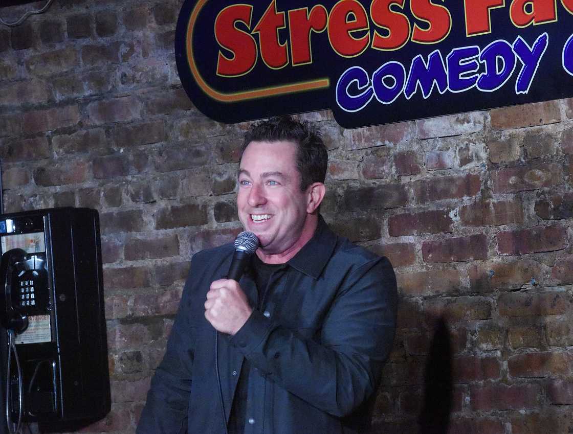 Jamie Lissow performs at The Stress Factory Comedy Club Jamie Lissow performs at The Stress Factory Comedy Club