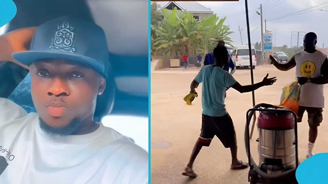 Street boys, Ghanaian man, share money, bag of cash, kind-hearted man, act of kindness